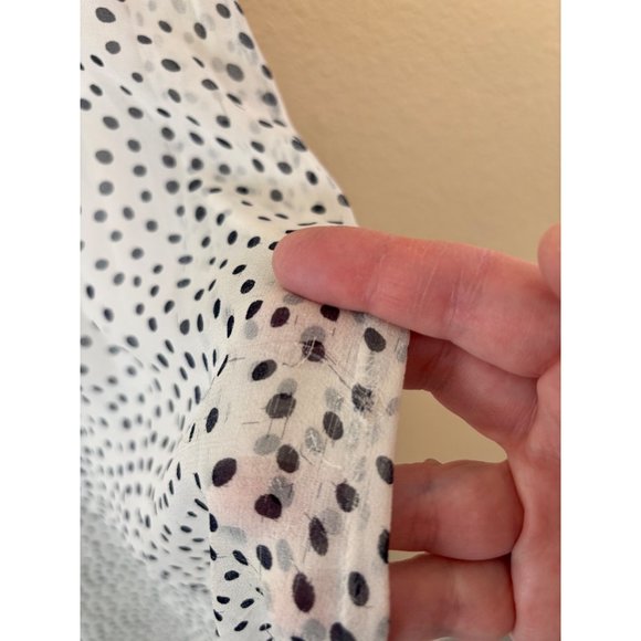 Vintage Betsey Johnson Dress Womens Sz 6 Silk Polka Dot Slip Dress Prom Retro - Picture 9 of 13